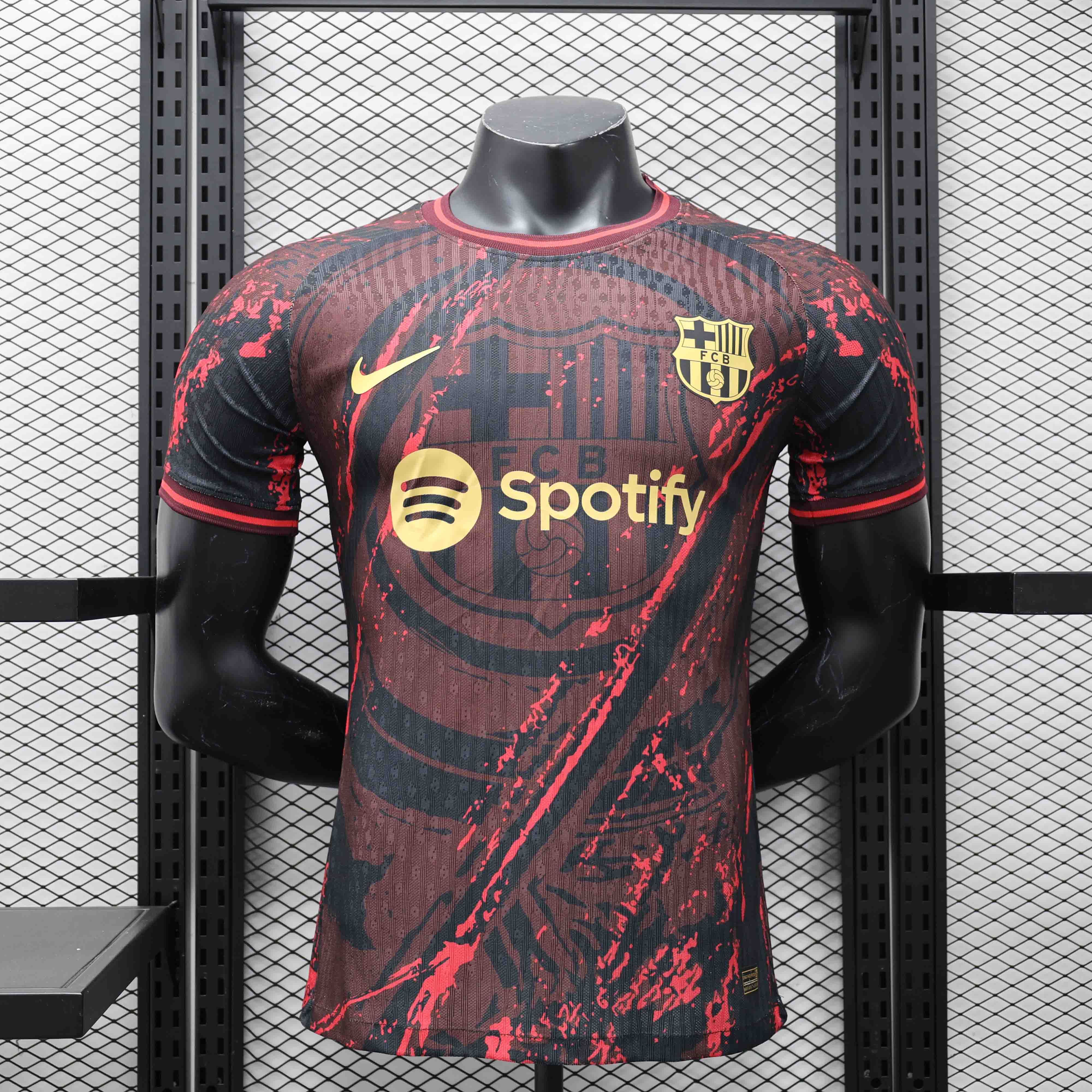24-25 Barcelona Red Special Edition Player Version Shirt Soccer Jersey