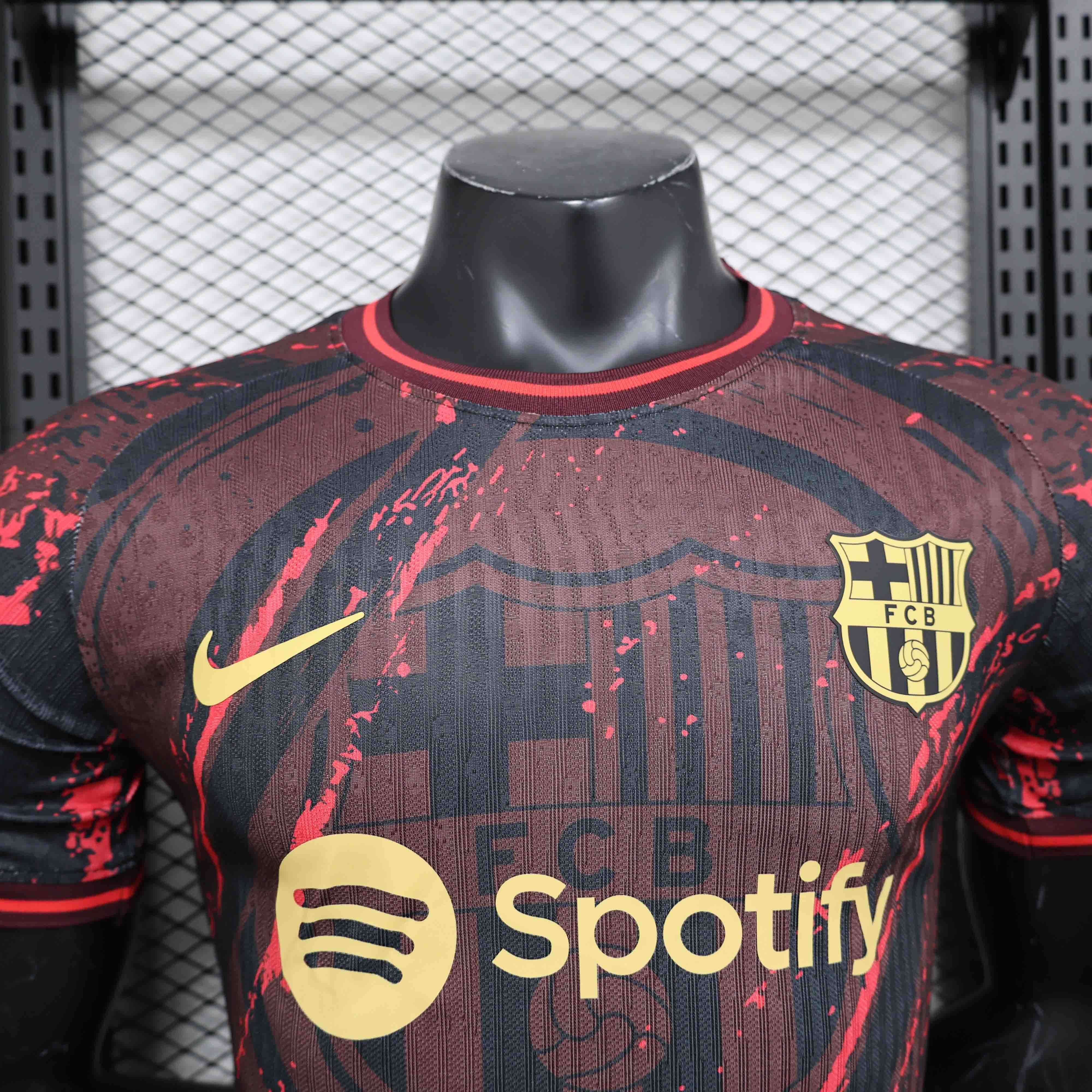24-25 Barcelona Red Special Edition Player Version Shirt Soccer Jersey