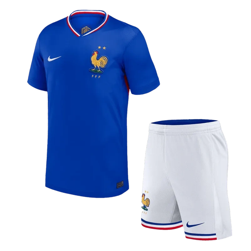 2024  France Nation  Home Kit(Jersey+Shorts) Euro