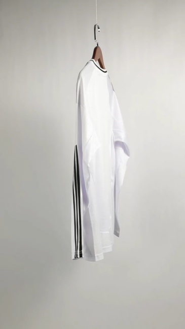 Real Madrid Home Long Sleeve Replica Jersey 2024-25
