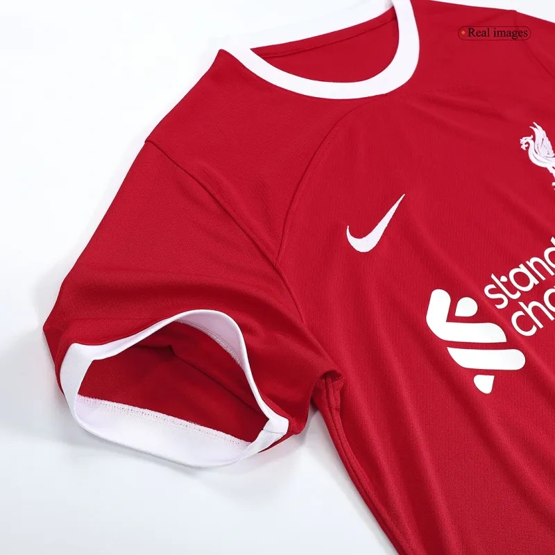 2023-24 M.SALAH #11 VIRGIL #4 SZBOSZLAI #8 MAC ALLISTER #10 Liverpool Home Jersey