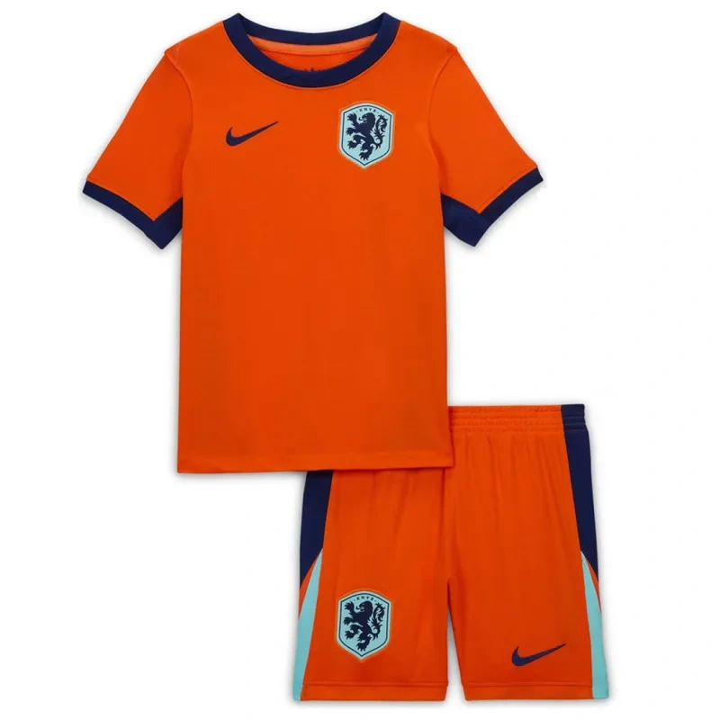 2024  Kids Netherlands Nation Home Jersey Kit Euro