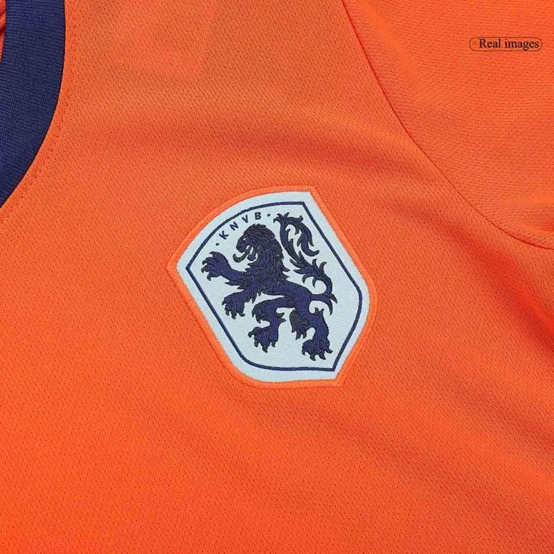 2024  Kids Netherlands Nation Home Jersey Kit Euro