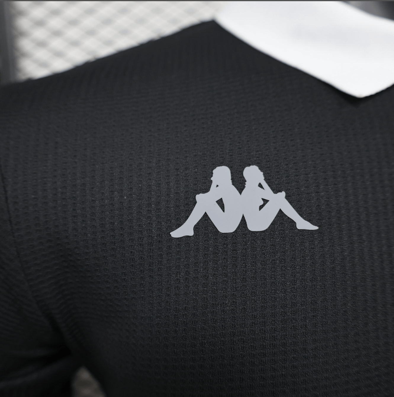 Morocco Nation 100th Anniversary Black Player Edition Polo Shirt 2024-25