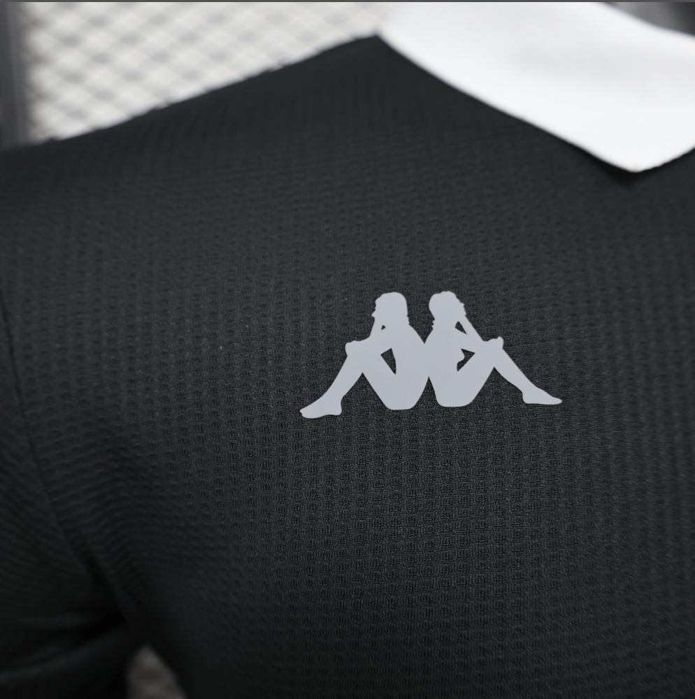 Morocco Nation 100th Anniversary Black Player Edition Polo Shirt 2024-25