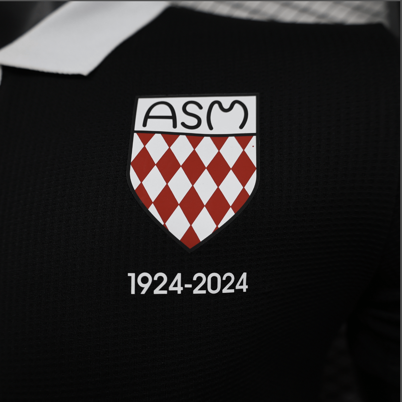 Morocco Nation 100th Anniversary Black Player Edition Polo Shirt 2024-25
