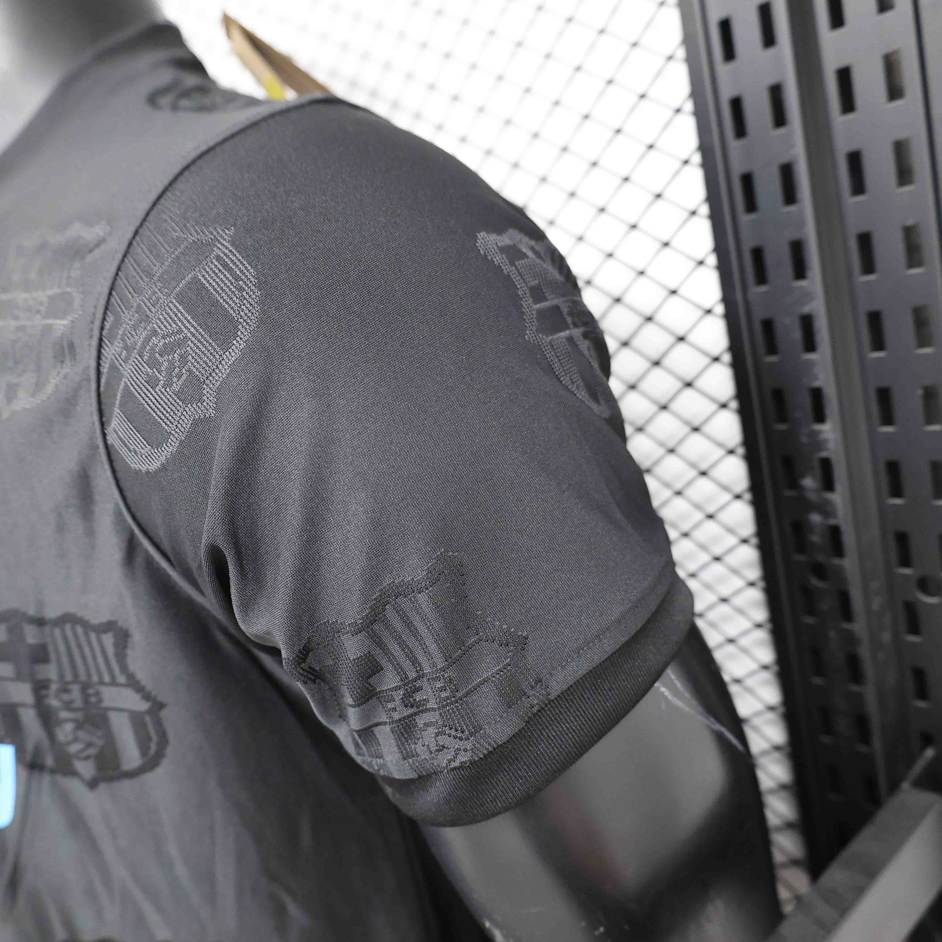 Spotify Barcelona 2024-25 black Player Version Soccer Jersey