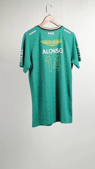 2024 Aston Martin alonso green shirt