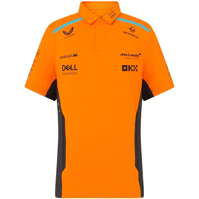 F1 McLaren Racing Team Polo Orange 2024