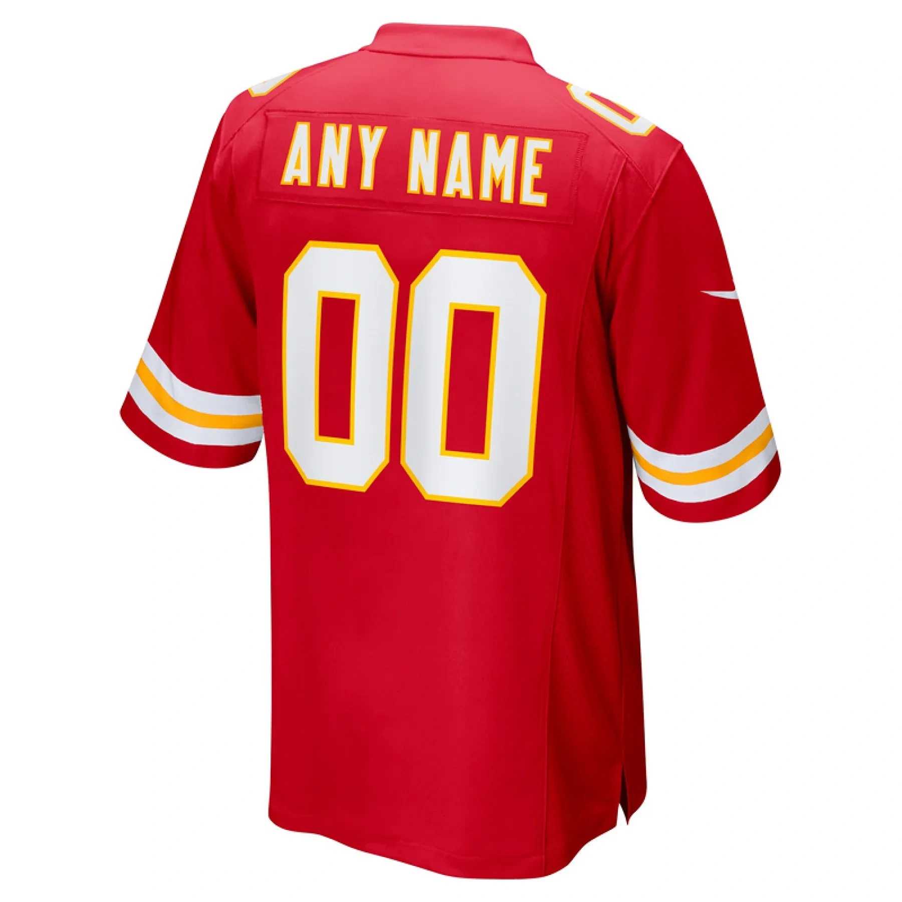 Men's Kansas City Chiefs Nike Red Super Bowl LVIII Patch Custom Game Jersey