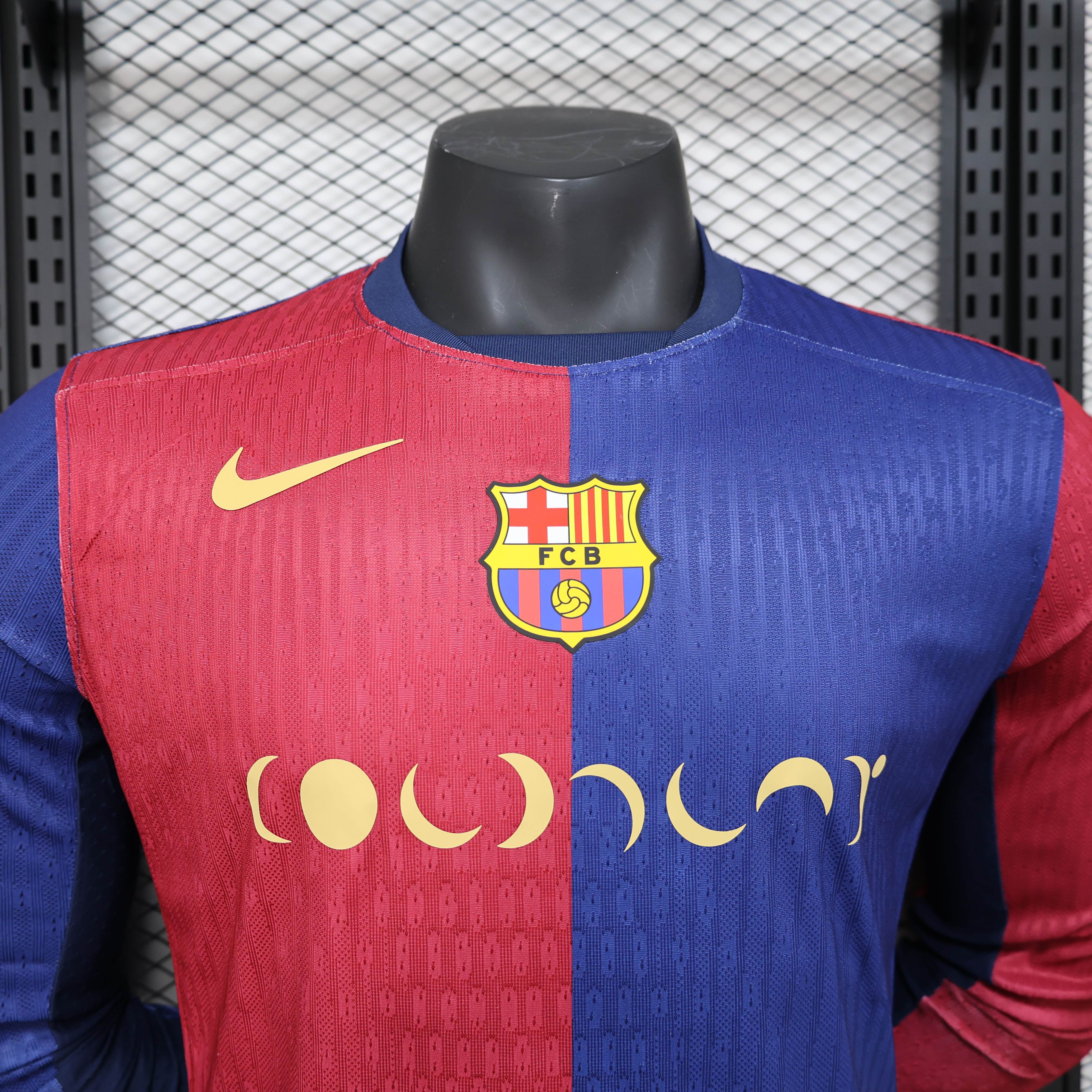 Barcelona x COLDPLAY Long sleeve Home Jersey Player Version 24-25 Shirt
