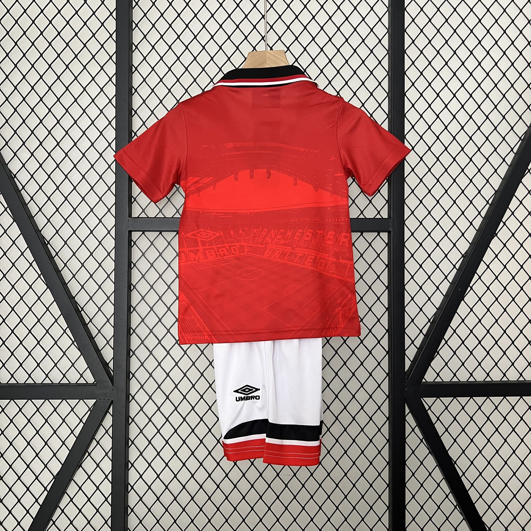 Manchester United 94-96 Home Retro Kid Kits Youth Apparels Jersey