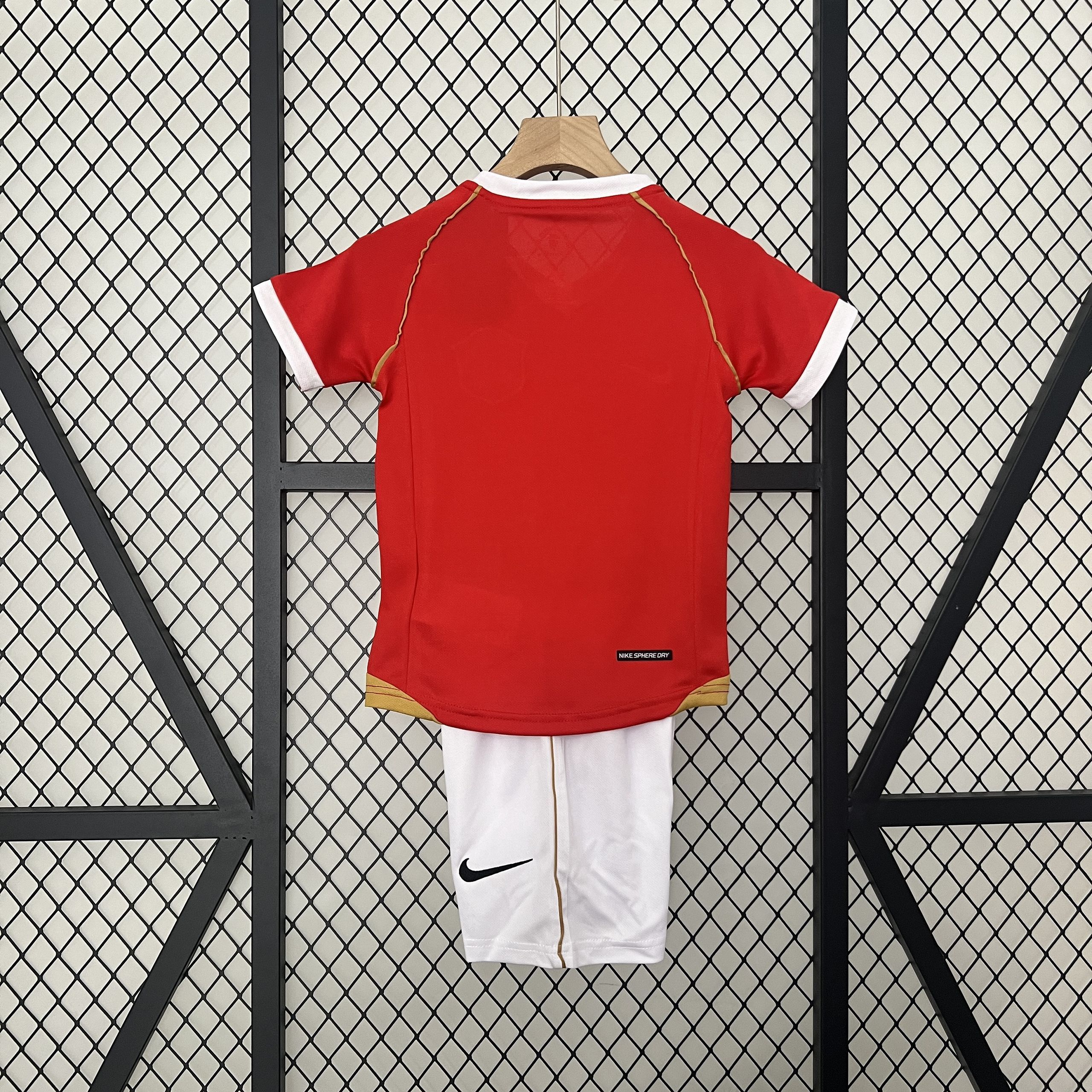Manchester United 06-07 Home Retro Kids Kits Children Sets Football Jerseys