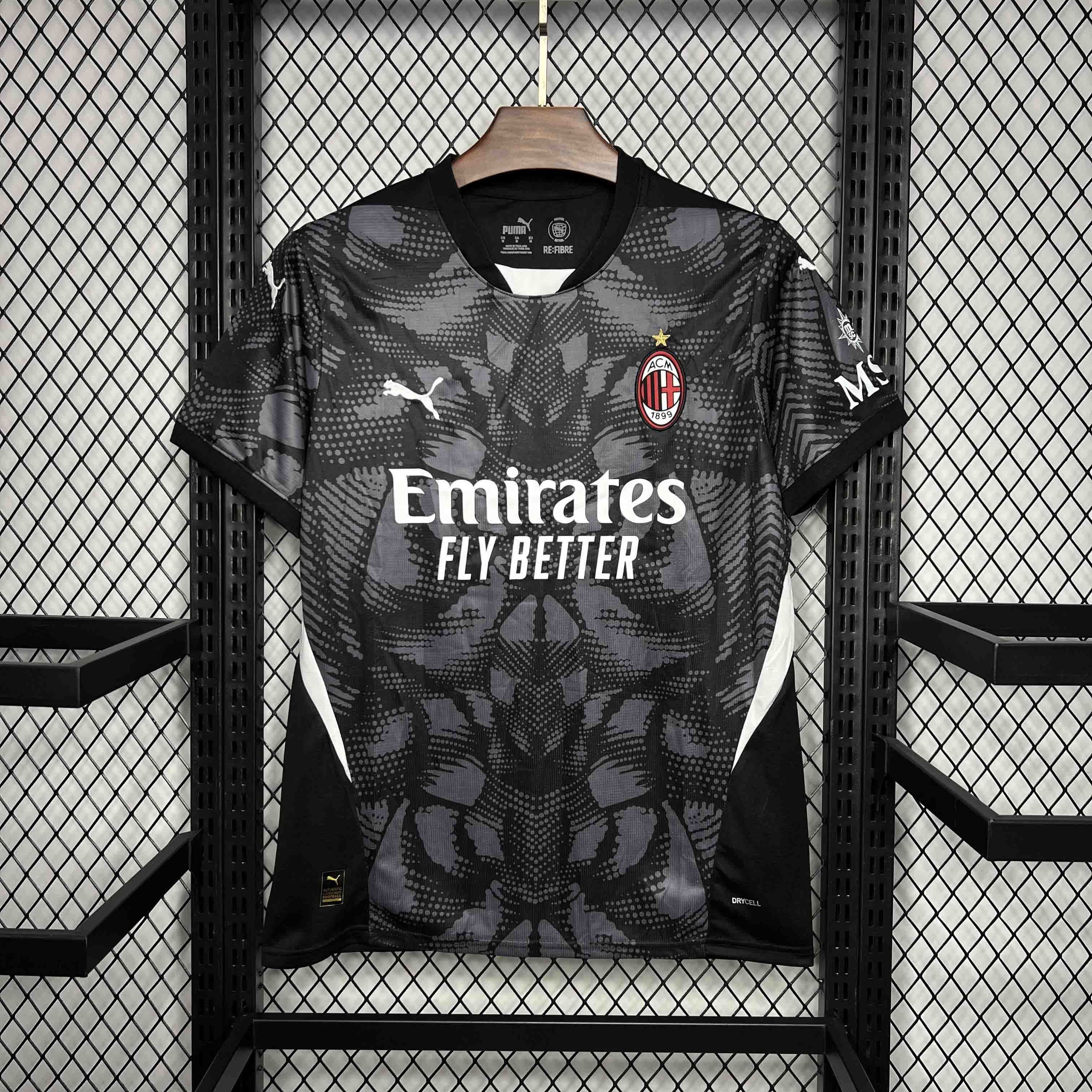 AC Milan 24-25 Goalkeeper Black Kit Jersey