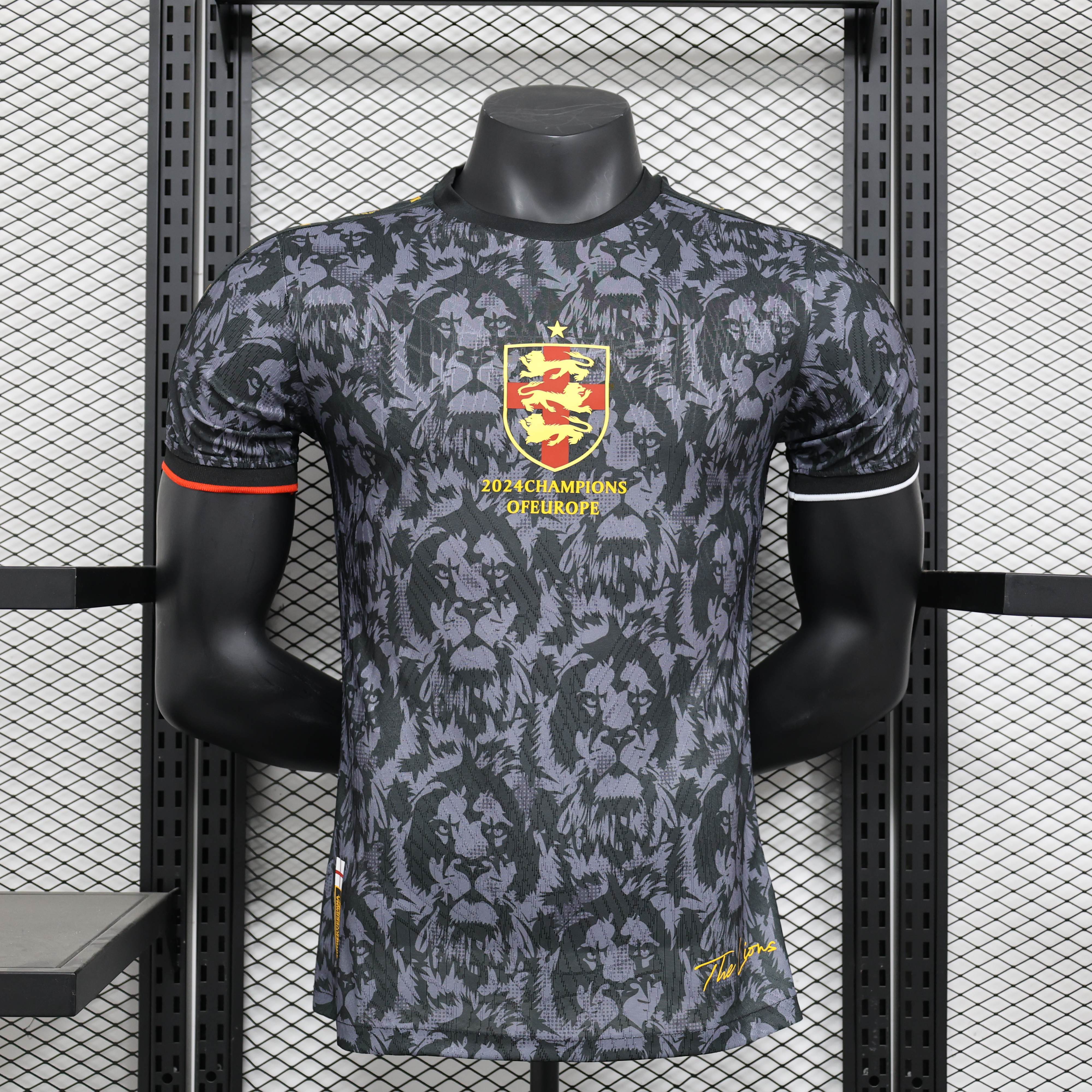 England Nation 2024 Euros Champion Soccer Jersey Player Edition