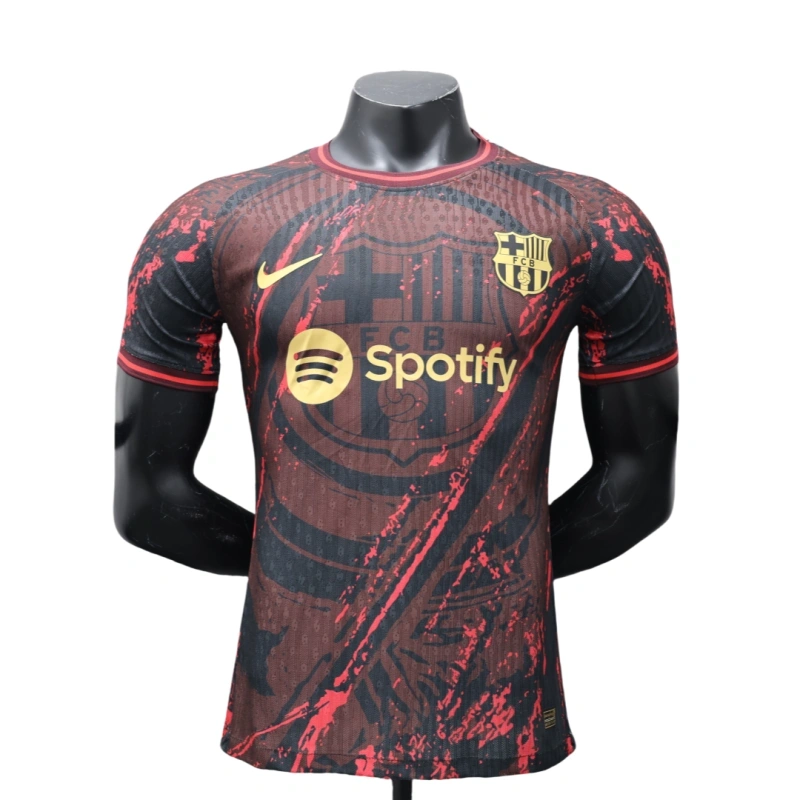 24-25 Barcelona Red Special Edition Player Version Shirt Soccer Jersey