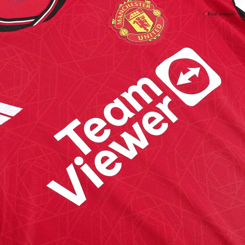 Manchester United 2023/24 Home Long Sleeve Jersey