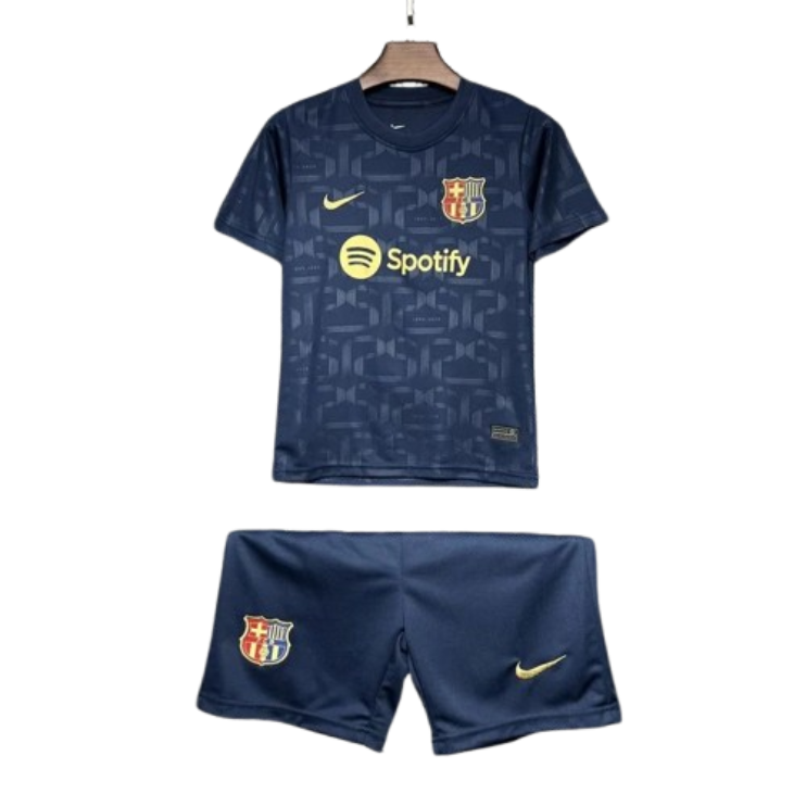 24-25 Barcelona 125th Anniversary Edition Kids Kits Youth Apparels Football Jersey