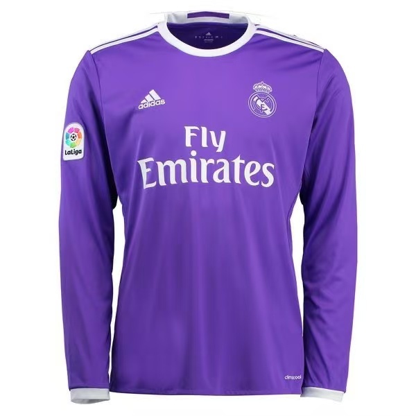 Real Madrid Retro Long Sleeve Jersey Away 2016-17