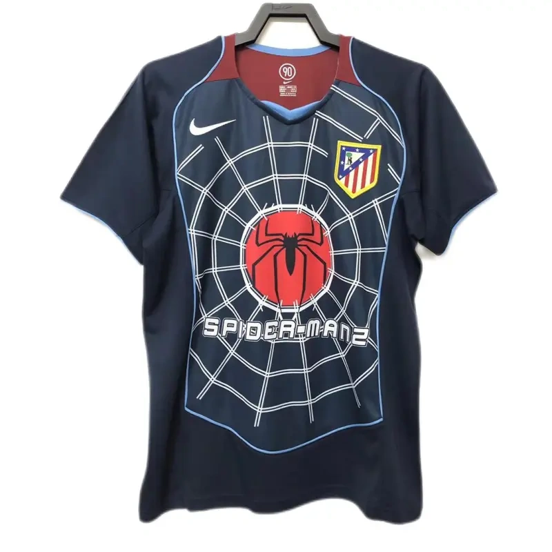 2004-2005 Atletico Madrid Retro Away Soccer Jersey Fan Version
