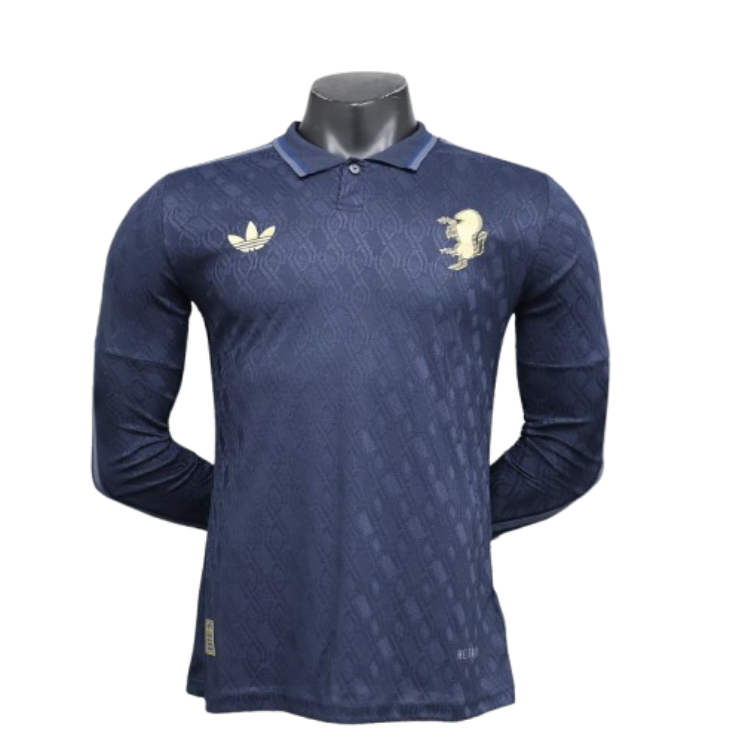 24-25 Juventus Away Soccer Jersey Player Version Long Sleeve