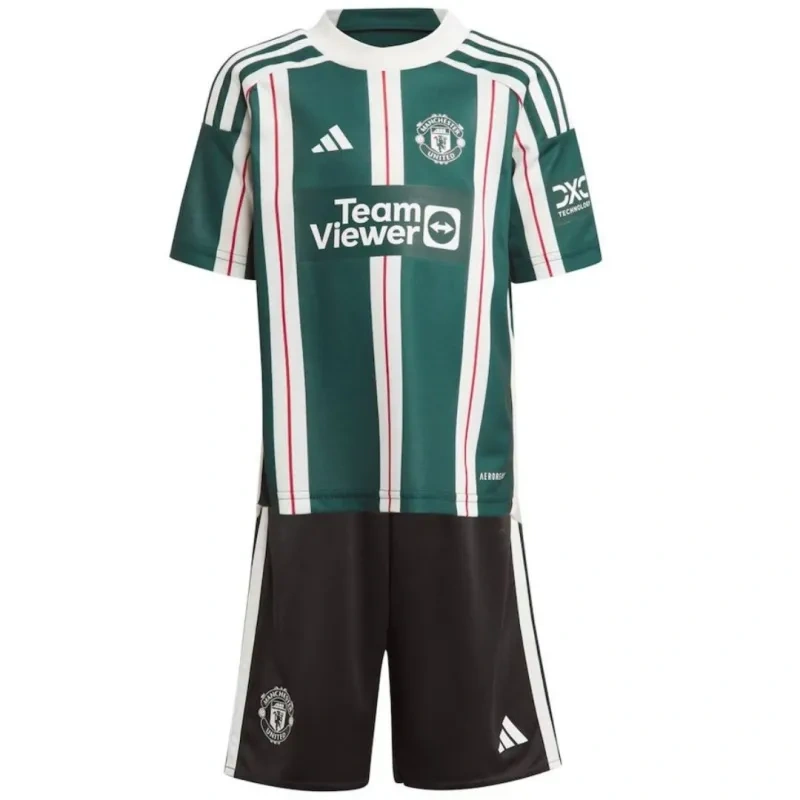 Kids Manchester United 2023/24 Away Jersey Kit