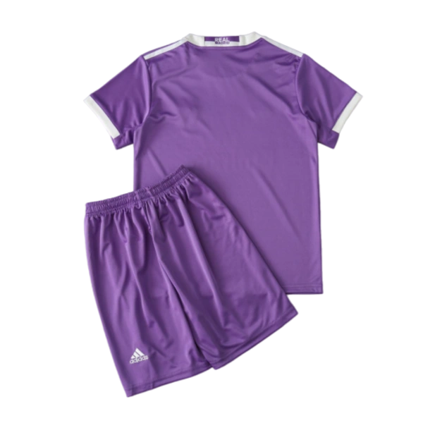 Real Madrid16-17 Away Retro Kids Kits Children Sets Football Jersey