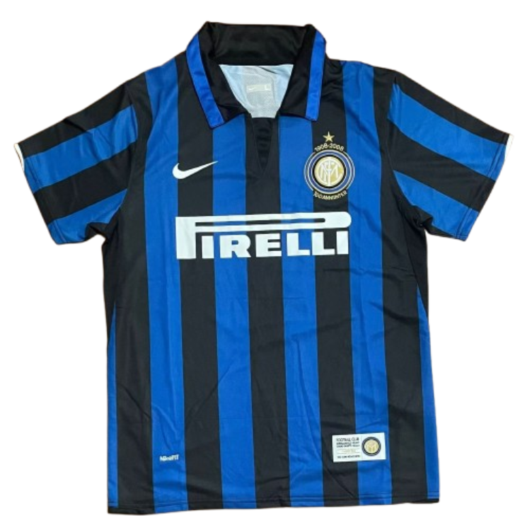 07-08 Inter Milan Retro 100th Anniversary Home Jersey