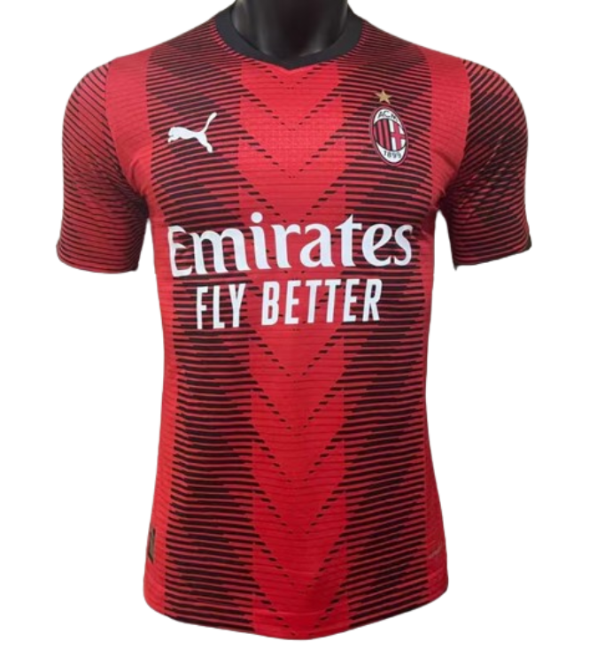 23-24 AC Milan Jersey Home Player Version