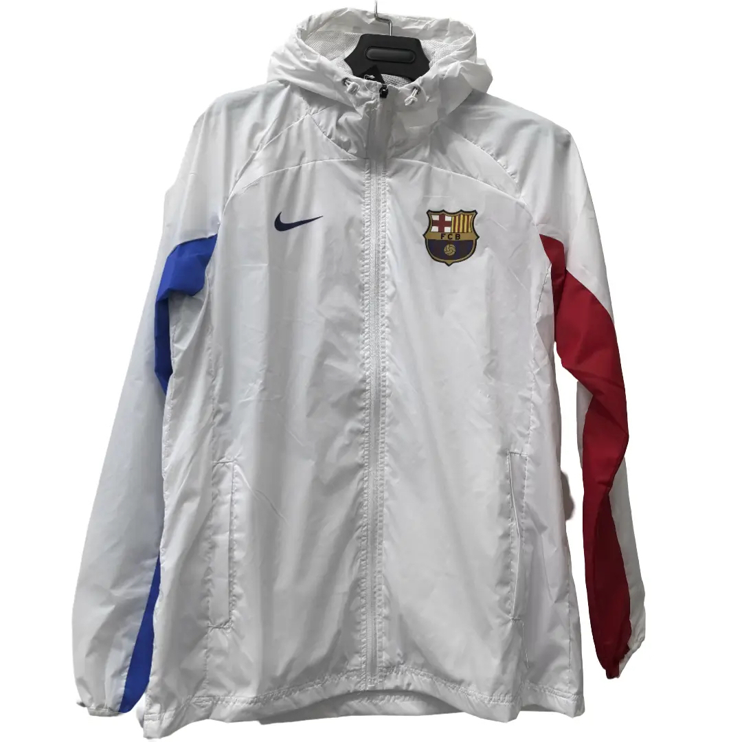 2023-2024 Barcelona Jersey Windbreaker White