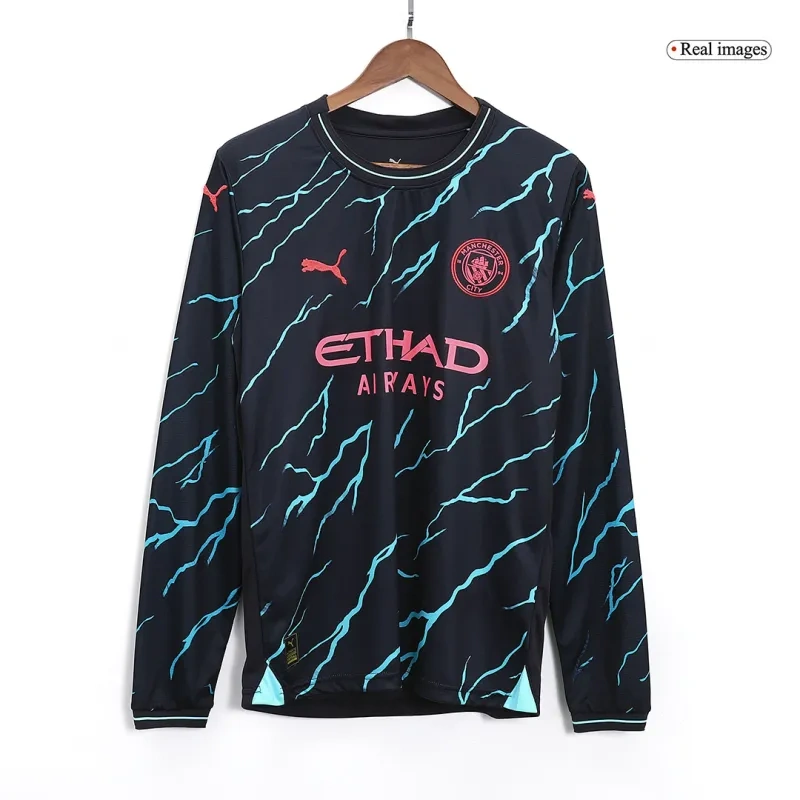 Manchester City 2023/24 Third Long Sleeve Jersey