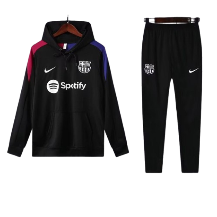 Nike Arsenal 2024-25 Hooded Black Training Tracksuit Kits