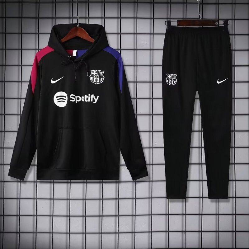 Nike Arsenal 2024-25 Hooded Black Training Tracksuit Kits