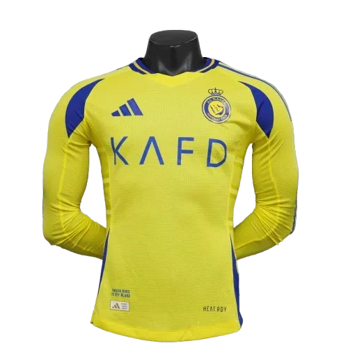Al Nassr Home Long Sleeve Jersey Player Version 2024-25