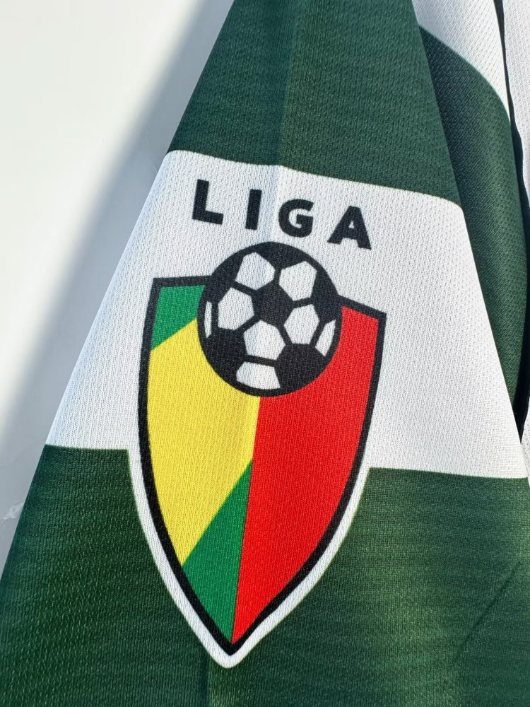 Sporting Lisbon Retro Home Long sleeve Jersey 2003-04