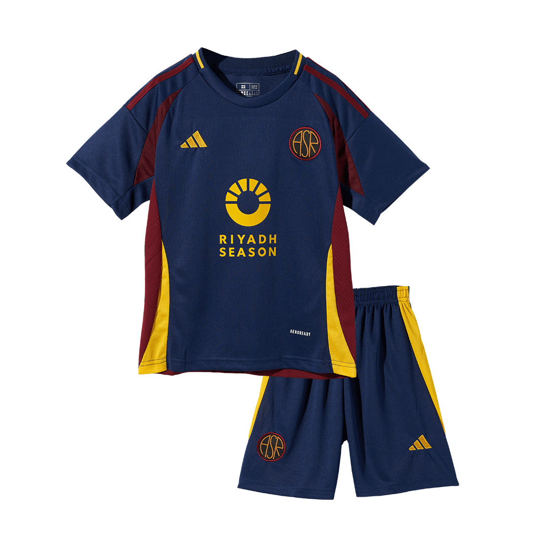 Kids Roma Custom Third Away Soccer Kits 2024-25