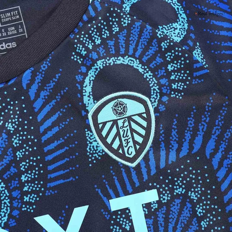 Kids Leeds United 202324 Away Kit Jersey+Shorts