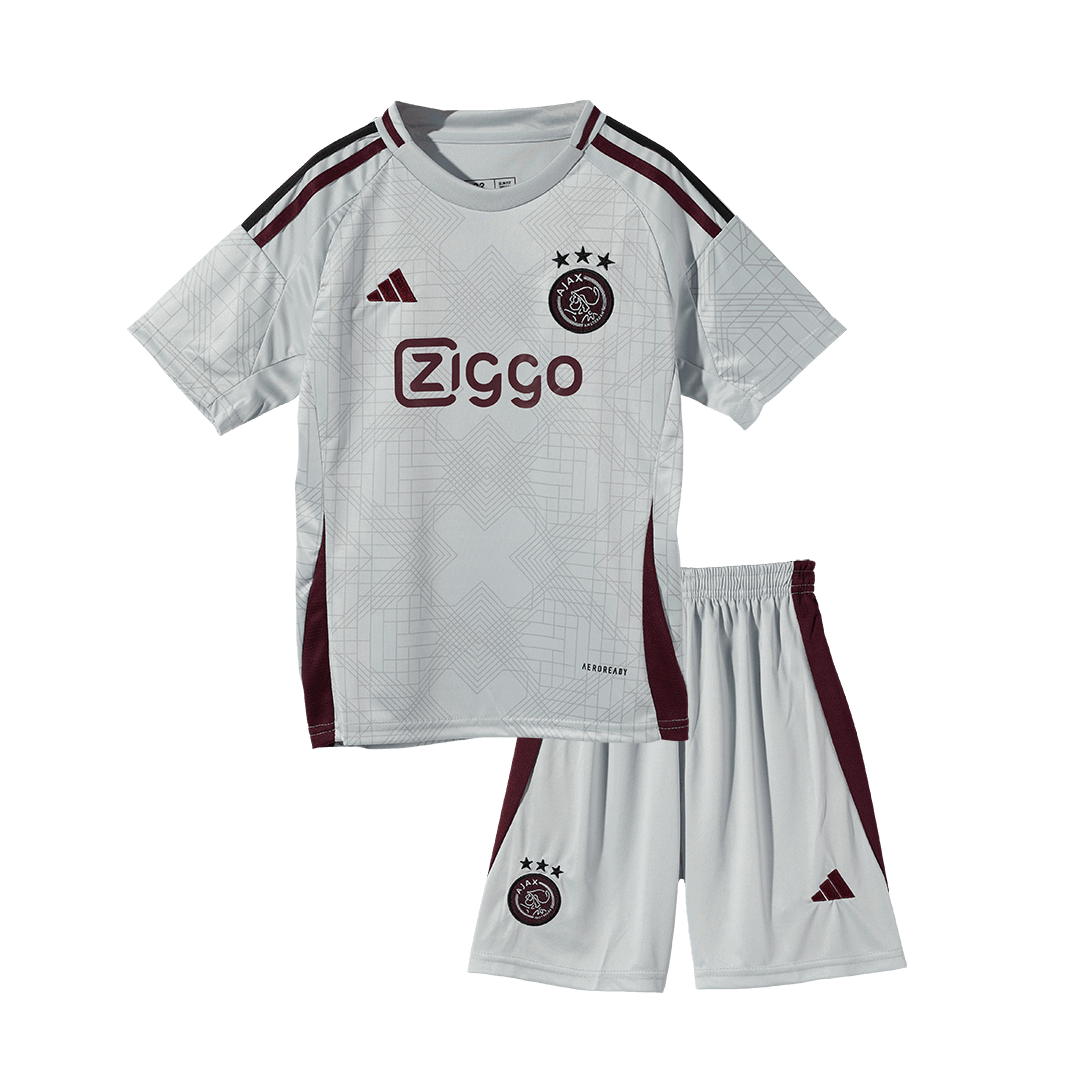 Kids Ajax Custom Third Away Soccer Kits 2024-25