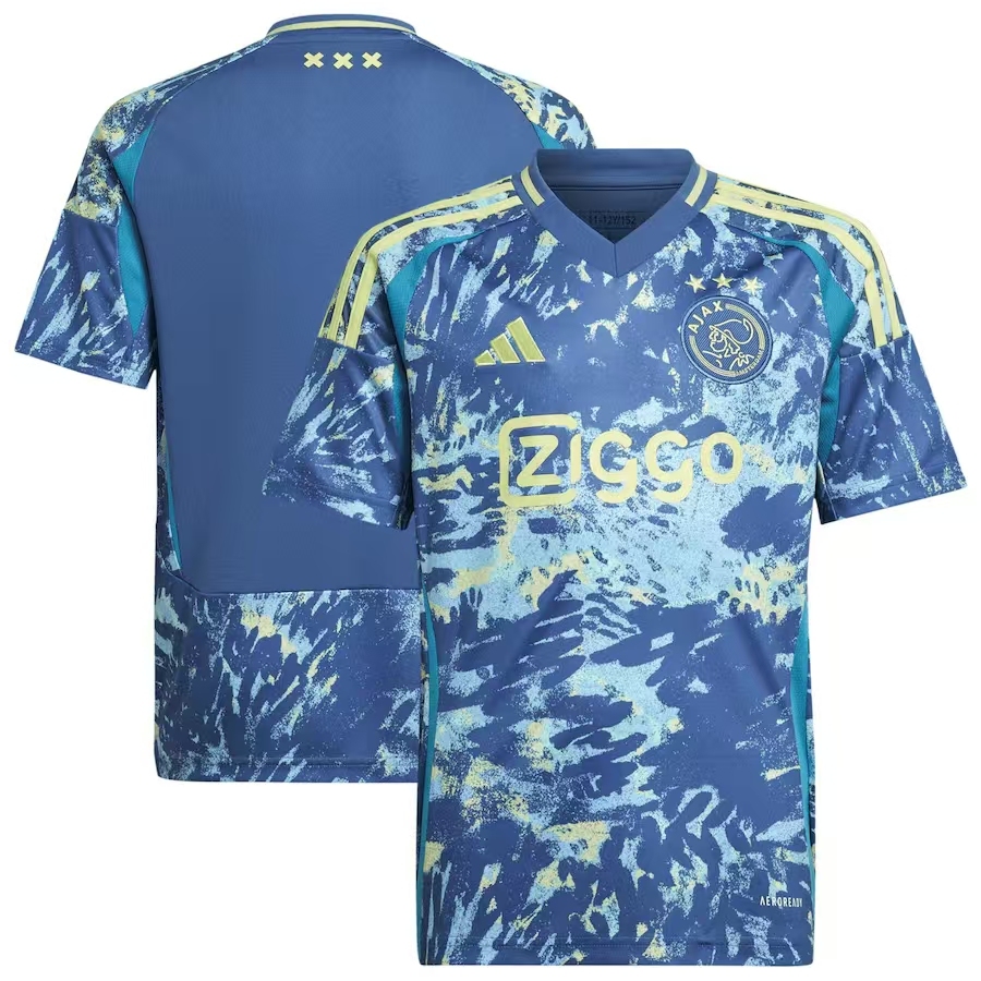 24-25 Ajax Away Soccer Jersey Fan Version