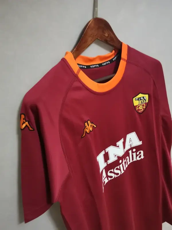 Roma 2000/01 Retro Jersey Home