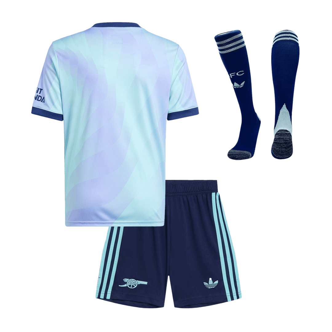 Kids Arsenal Custom Third Away Full Soccer Kits 2024-25