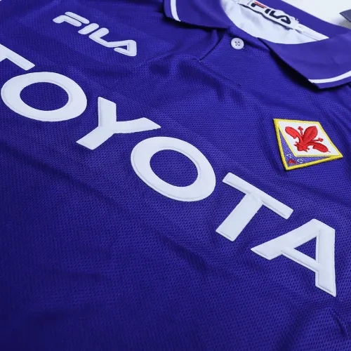 Fiorentina 1999/00 Retro Soccer Jersey Home Replica