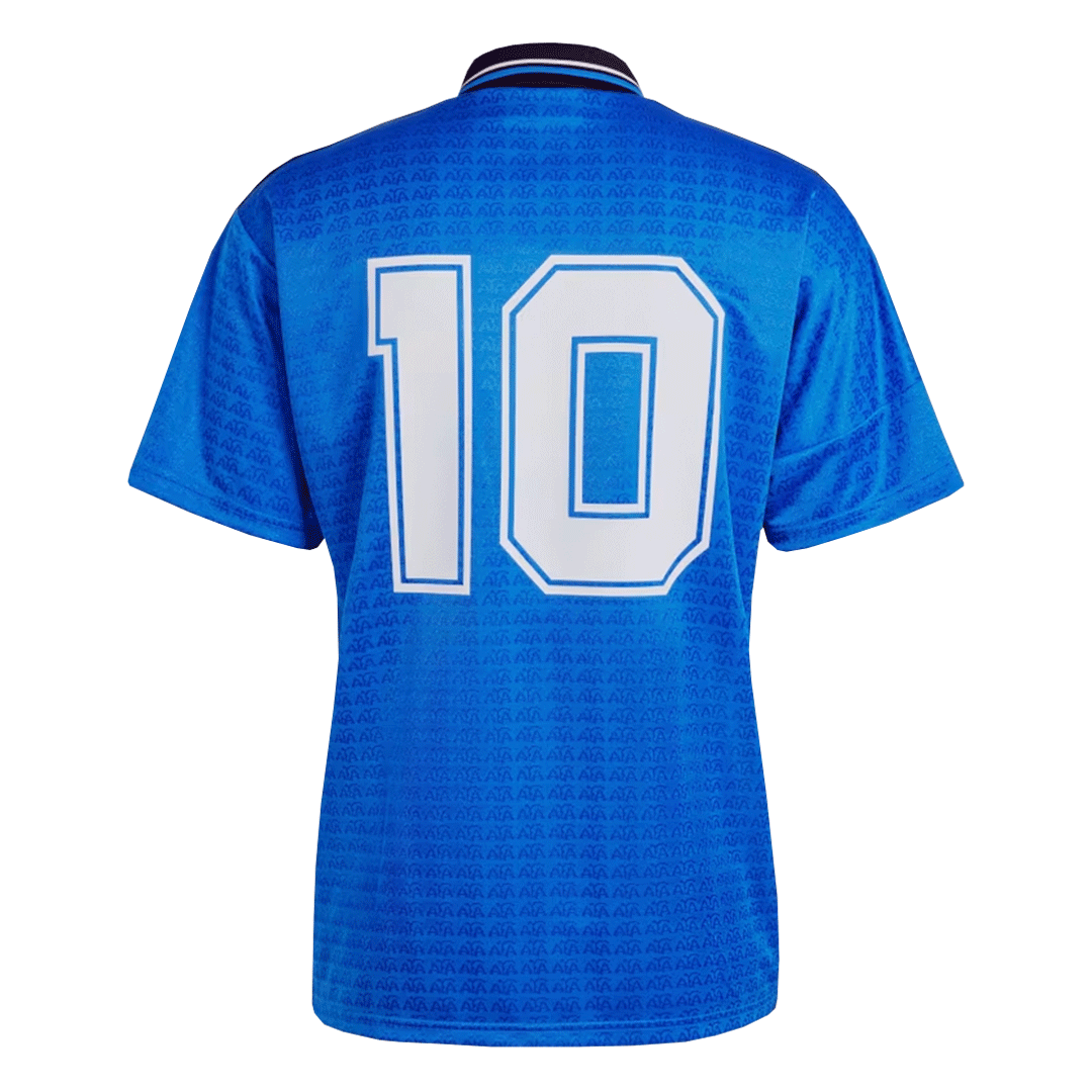 Argentina Nation #10 Away Retro Soccer Jersey 1994