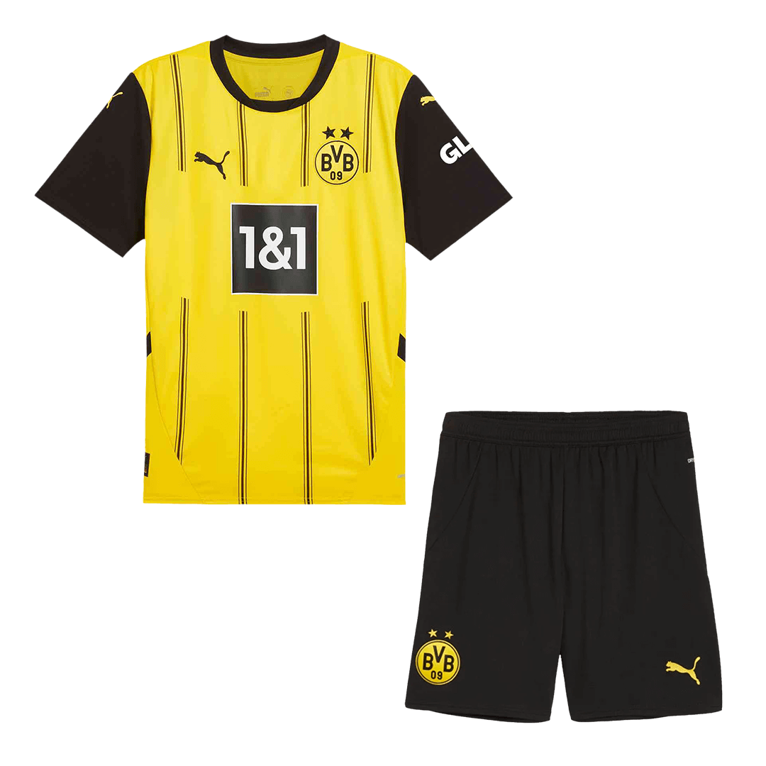 Borussia Dortmund Home Soccer Uniform Kits 2024-25