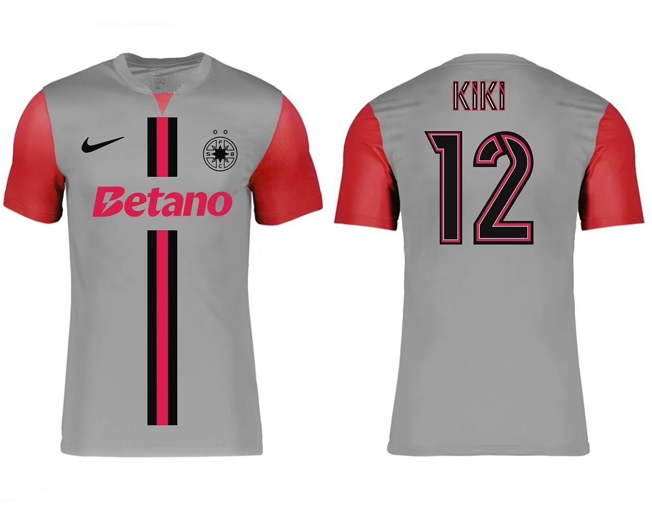 KIKI 12# FCSB Nike Third Away Soccer Jersey 24-25