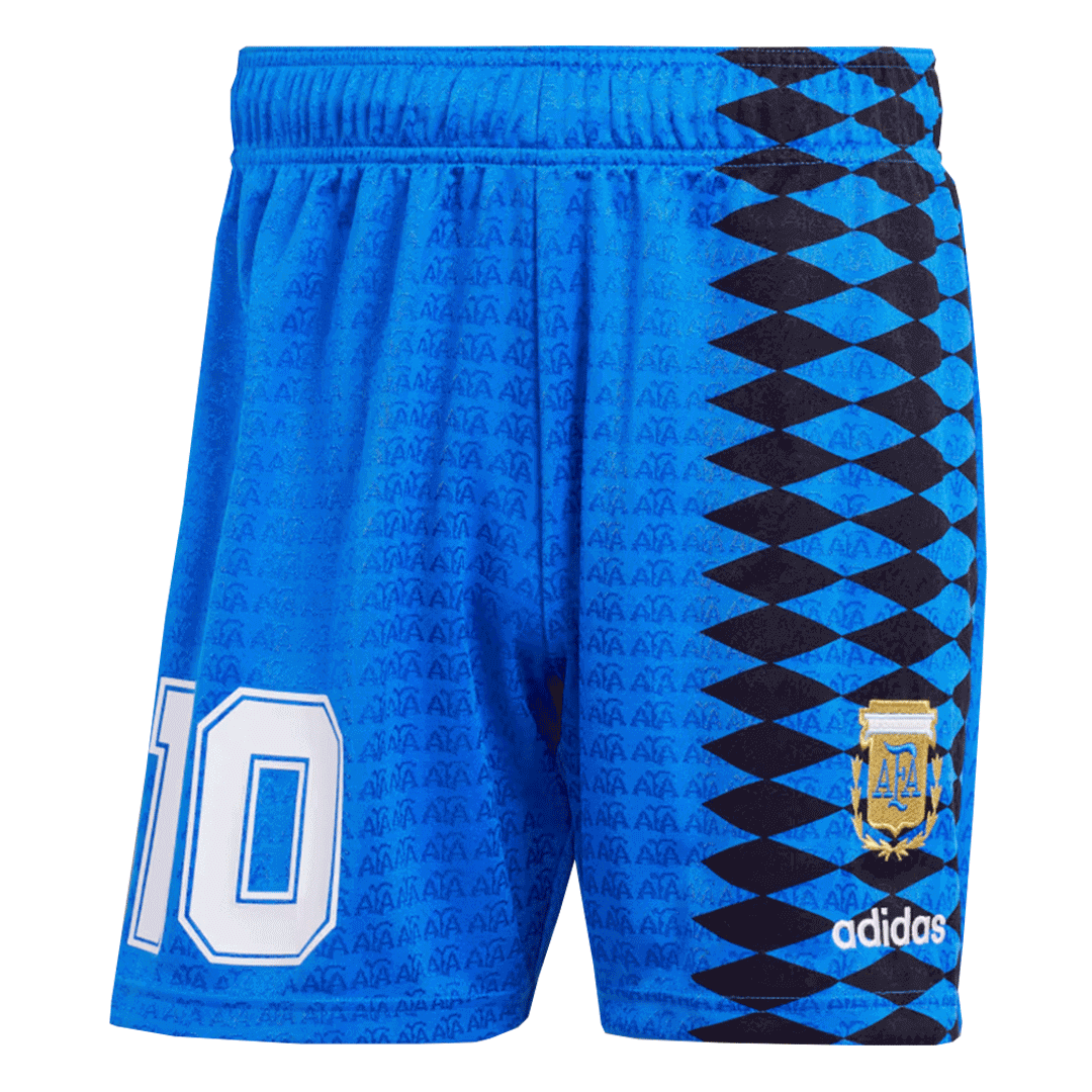 Retro Argentina Nation Jersey #10 Away Soccer Uniform Kids And Adult Kit 1994