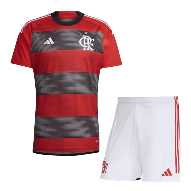 CR Flamengo 23-24  Home Kit Jersey+Shorts