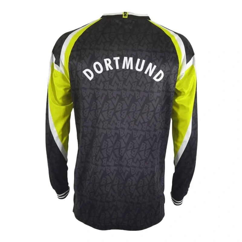 Borussia Dortmund 1995/96 Retro Away Long Sleeve Jersey