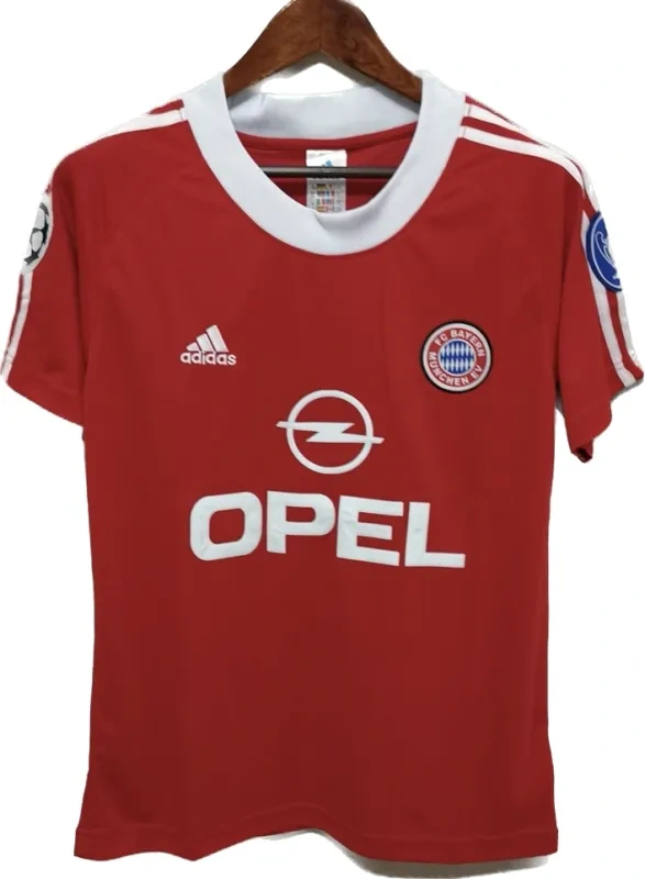 Bayern Munich 2000/01 Retro Jersey Home UCL