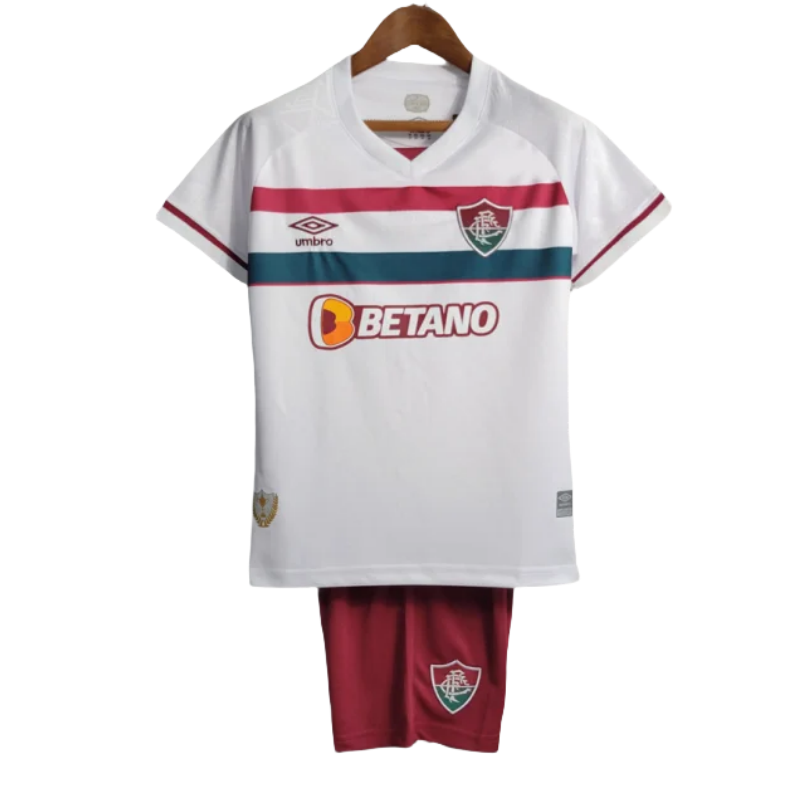 Fluminense FC 23-24 Away Kids Kit Jersey+Shorts